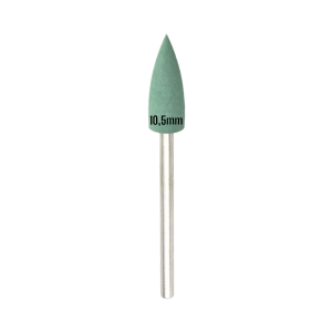 Silikon Polierbit grün | Spitz Ø10,5mm | #240 Grit | Glanzpolierer